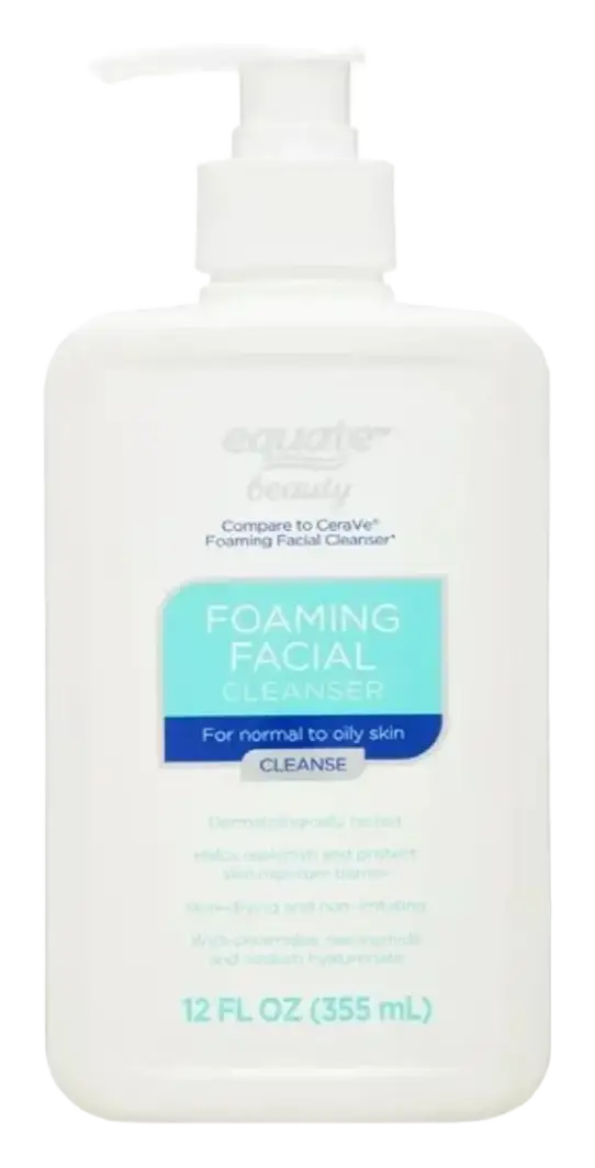Equate Beauty Foaming Facial Cleanser for Normal to Oily Skin