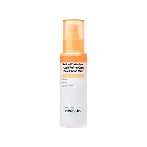 Papa Recipe Retinol Bakuchiol PDRN Refine Glow Dual-Phase Mist