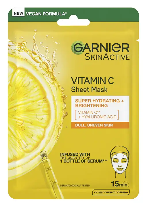 Garnier Brightening & Super Hydrating Vitamin C Sheet Mask