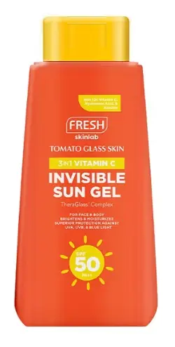 Fresh Skinlab Tomato Glass Skin 3 In 1 Vitamin C Invisible Sun Gel SPF 50