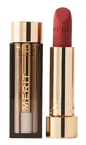 Merit Beauty Signature Lip Lightweight Matte Lipstick Court