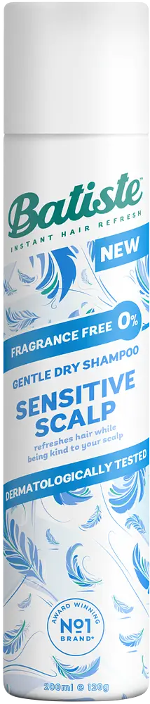 Batiste Sensitive Scalp Dry Shampoo Fragrance Free