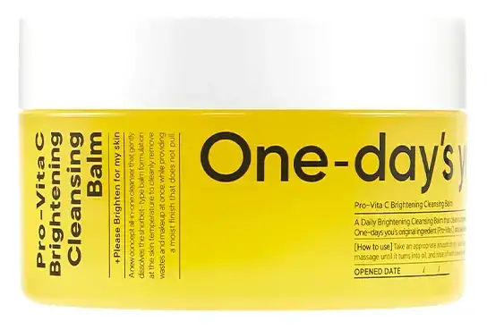 One-Day's You Pro-Vita C Brightening Cleansing Balm