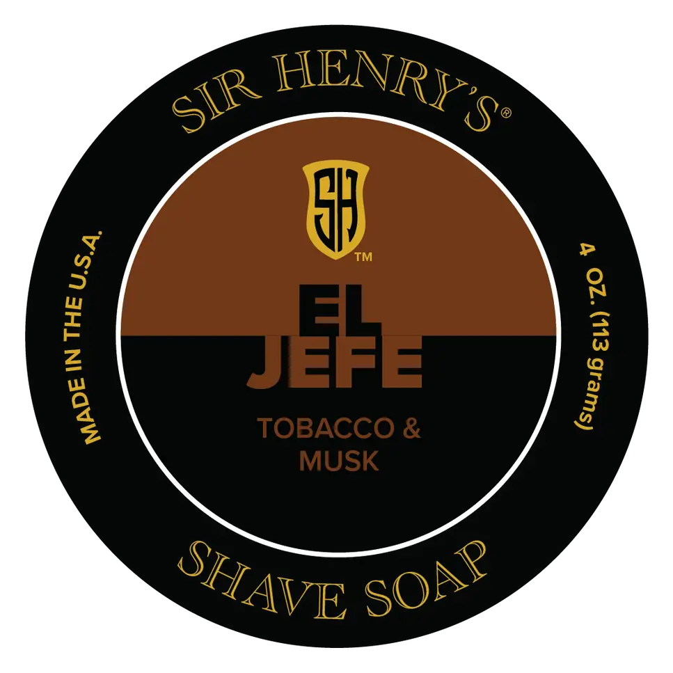 Sir Henry's Shave Soap El Jefe Tobacco & Musk