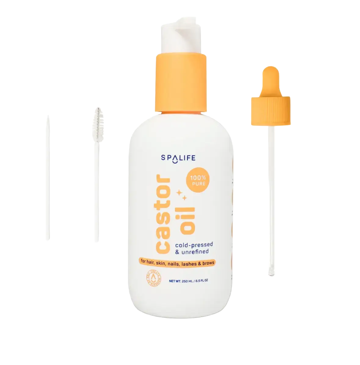 SpaLife 100% Pure Castor Oil Peach