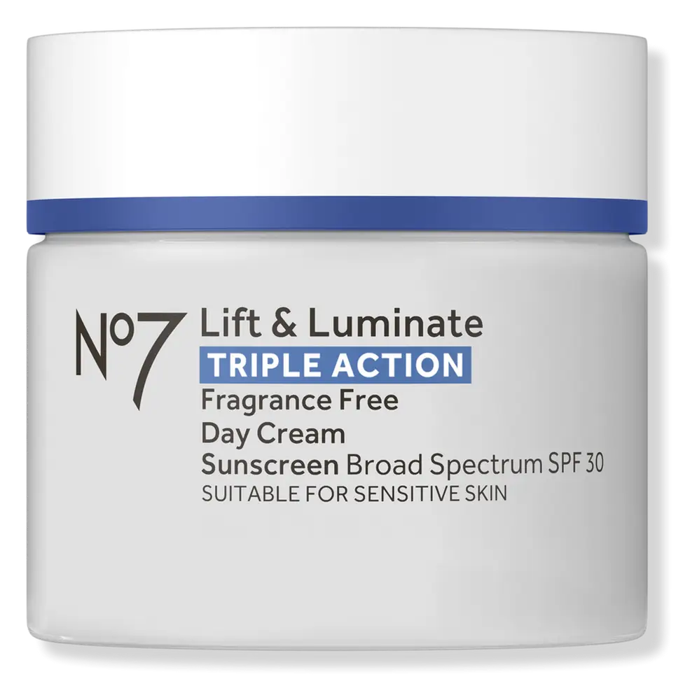 No7 Lift & Luminate Triple Action Day Cream SPF 30 Fragrance Free