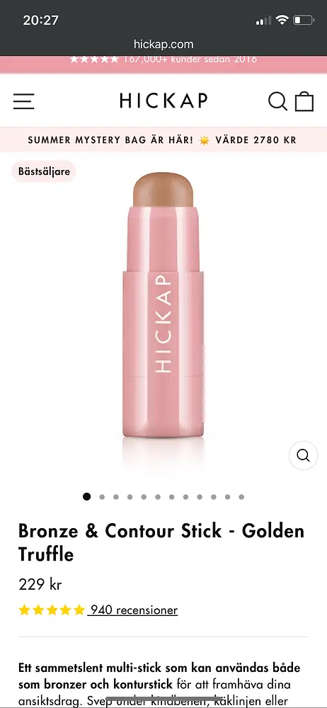 Hickap The Wonder Stick Bronze & Contour Golfen truffle