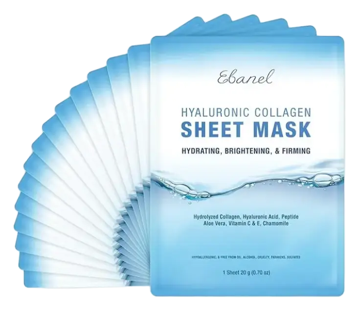 Ebanel Labs Collagen Peptide Hydrating Face Masks
