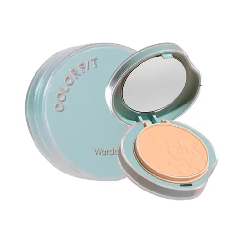 Wardah Colorfit Velvet Powder Foundation Pink Fair