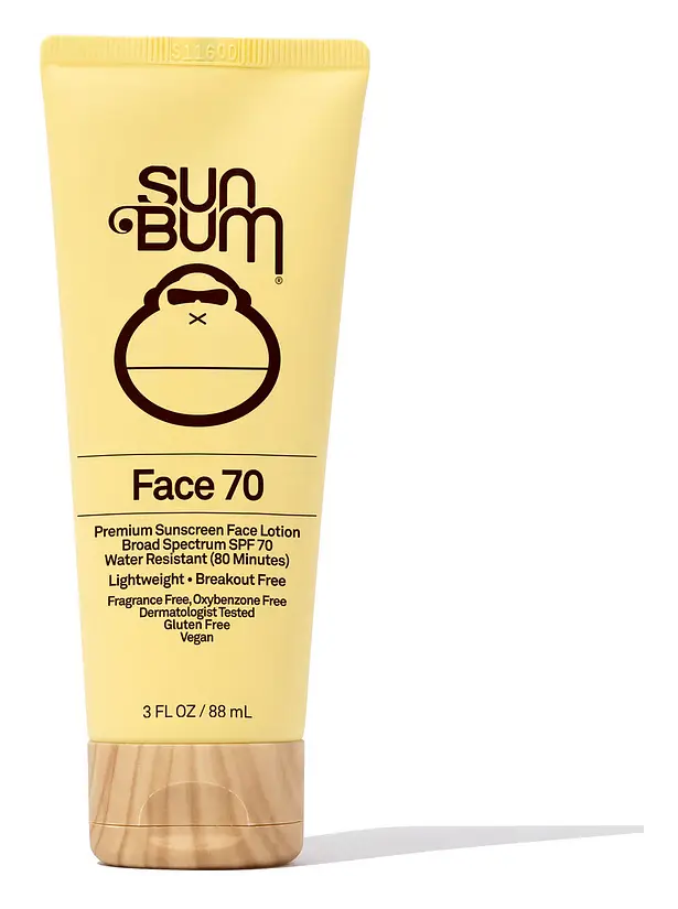 Sun Bum Original SPF 70 Sunscreen Face Lotion