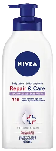 Nivea Repair & Care Fragrance-Free Body Lotion