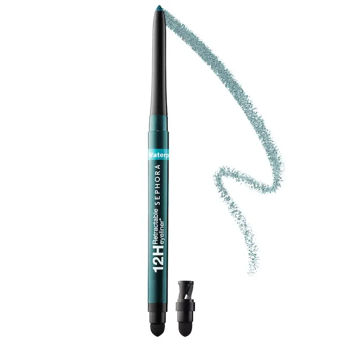 Sephora Collection Waterproof 12HR Retractable Eyeliner Pencil 29 Shimmer Aqua