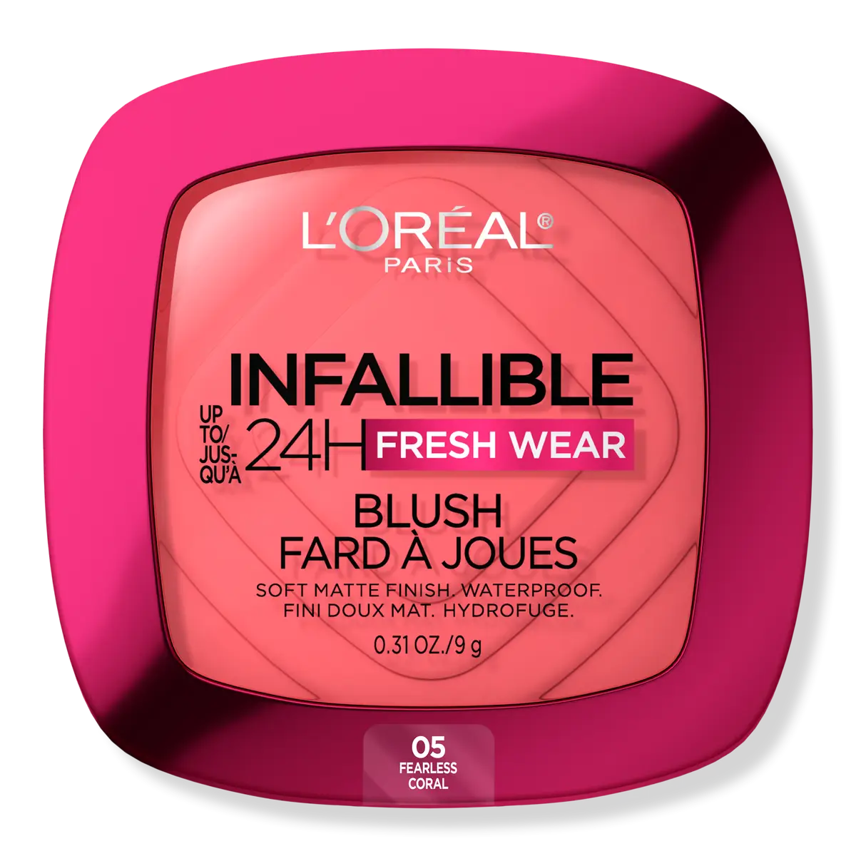 L'Oreal Infallible 24H Fresh Wear Soft Matte Blush 05 Fearless Coral