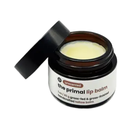 The Primal Tallow Lip Balm Unscented