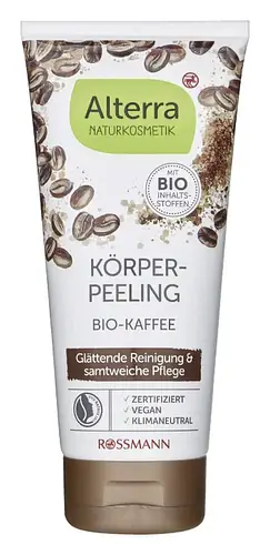 Alterra Naturkosmetik Body-Peeling Bio-Kaffee Body Scrub with Natural Coffee