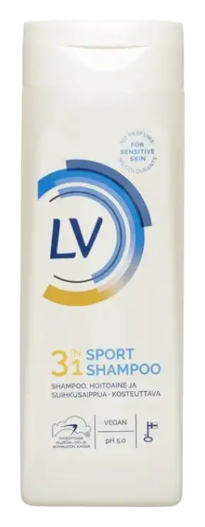 LV 3-in-1 Sport Shampoo Conditioner Shower Wash