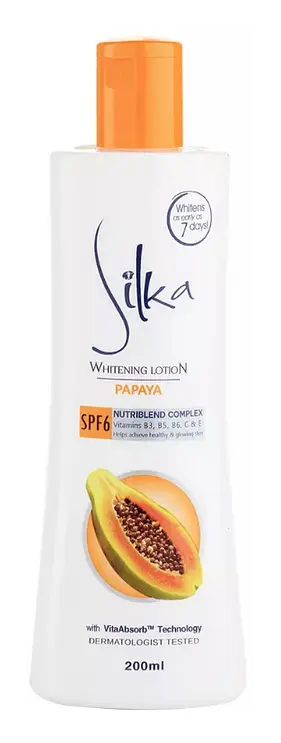Silka Whitening Lotion Papaya SPF 6