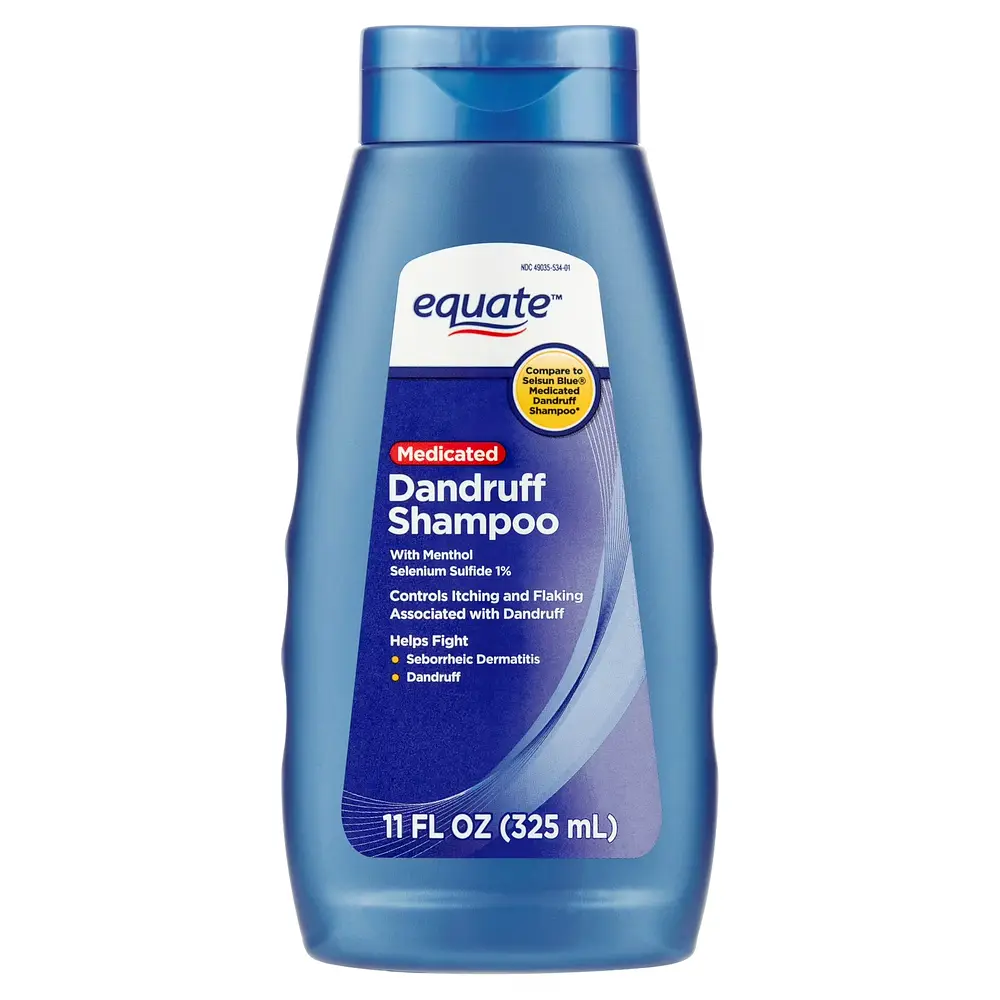Equate Medicated Dandruff Shampoo With Menthol Selenium Sulfide 1%