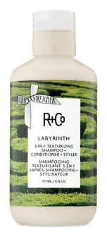 R & Co Labyrinth 3-In-1 Texturizing Shampoo + Conditioner + Styler