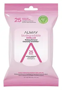 Almay Biodegradable Micellar Makeup Remover Cleansing Towelettes