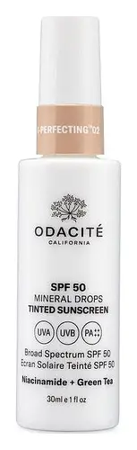 Odacité California SPF 50 Tinted Mineral Drops 02 Light Medium