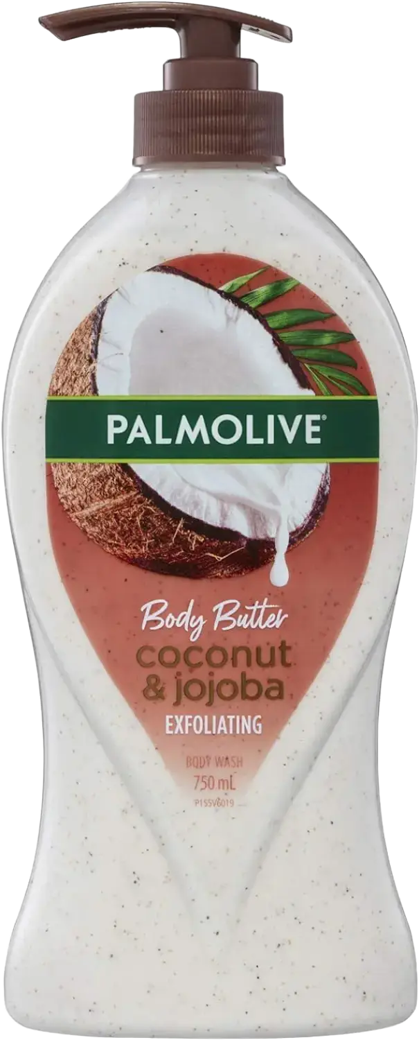Palmolive Body Butter Coconut & Jojoba Exfoliating Body Wash