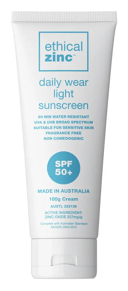 Ethical Zinc Daily Wear Light Sunscreen SPF 50+