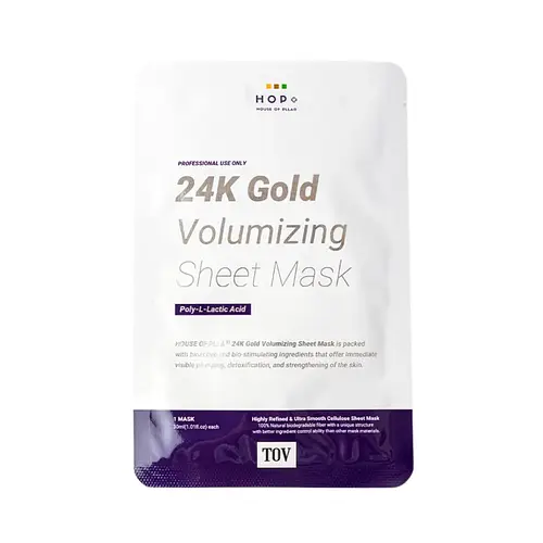 House Of PLLA+ 24k Gold Volumizing Sheet Mask