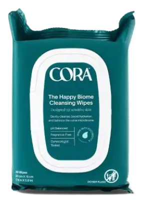 Cora The Happy Biome Cleansing Wipes