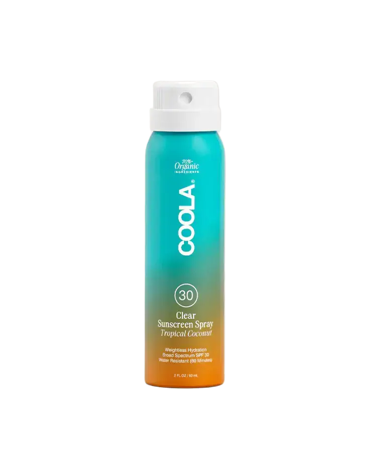 COOLA Clear Sunscreen Spray SPF 50 Tropical Coconut