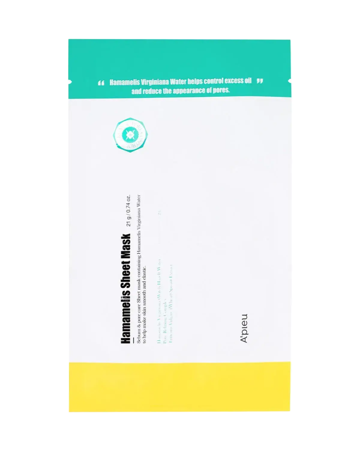 A'Pieu Hamamelis Sheet Mask