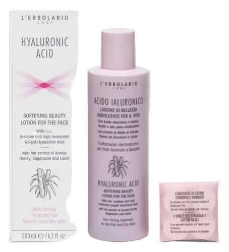 L'Erbolario Hyaluronic Acid Softening Beauty Lotion For The Face