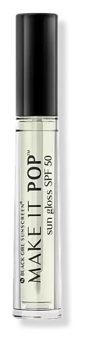 Black Girl Sunscreen Make It Pop Sungloss SPF 50 Clear