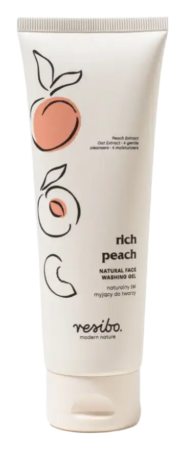 Resibo Rich Peach Natural Face Washing Gel