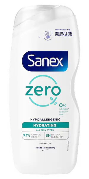 Sanex Zero% Hydrating shower gel