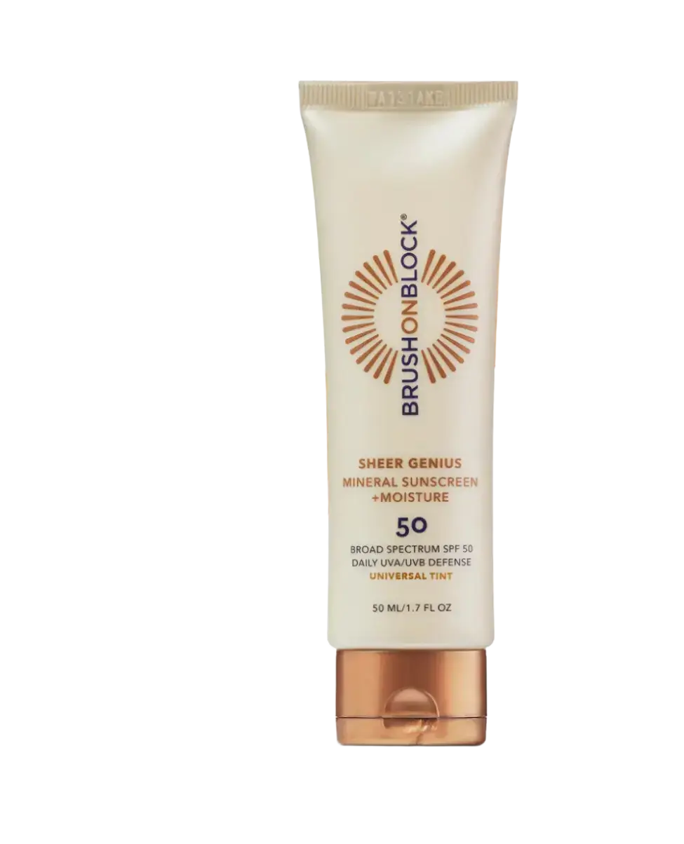 Brush On Block Sheer Genius Mineral Sunscreen + Moisture SPF 50