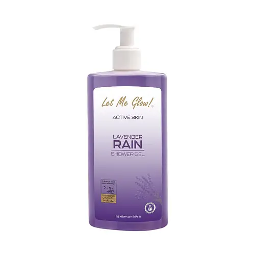Let Me Glow Lavender Rain Shower Gel