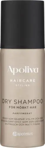 Apoliva Dry Shampoo Mörkt Hår Parfymerad