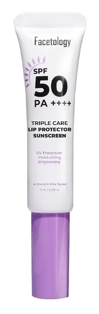 Facetology Triple Care Lip Protector Sunscreen SPF 50