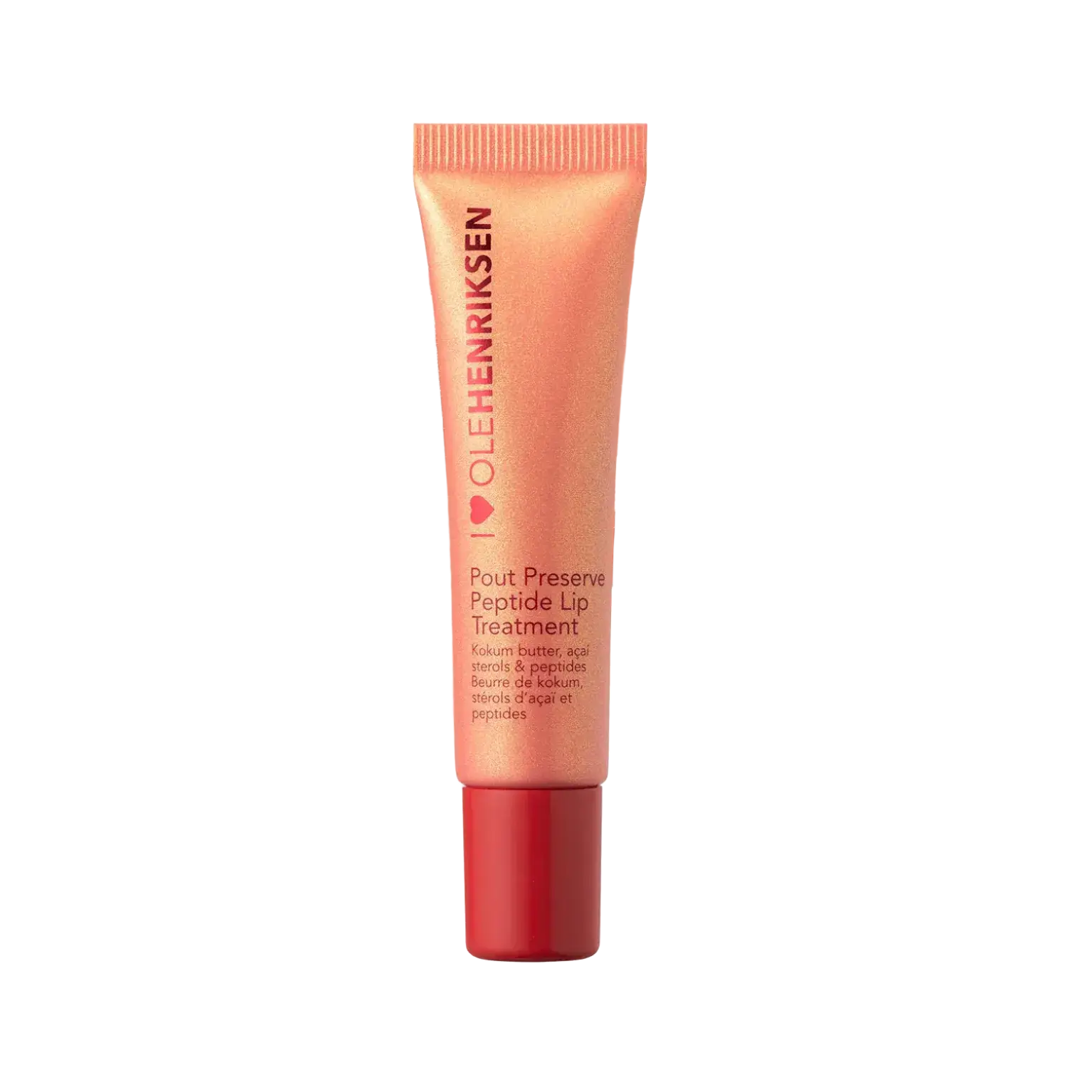 Olehenriksen Pout Preserve Peptide Lip Treatment Glimmer Strawberry Sorbet