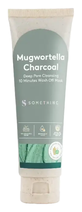 Somethinc Mugwortella Charcoal Deep Pore Cleansing 10 Minutes Wash Off Mask