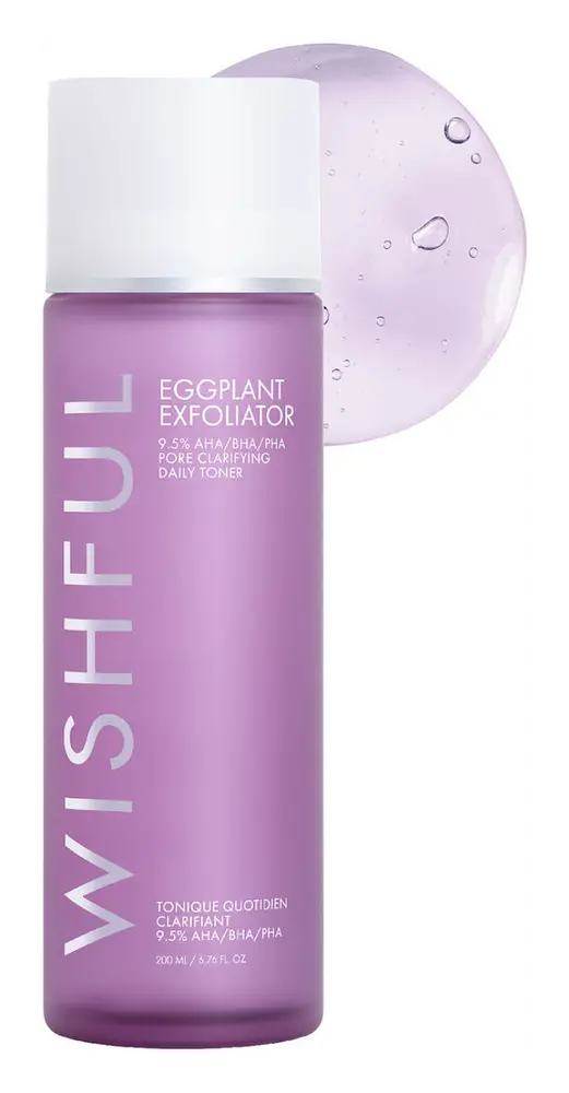 Wishful Eggplant Exfoliator Pore Clarifying Daily Toner