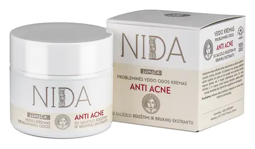 NIDA Face cream For Problem Skin With Salicylic Acid And Cranberry Extract