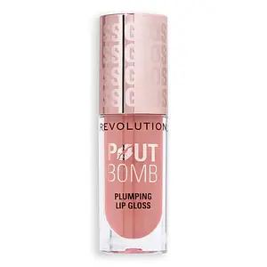 Revolution Beauty Pout Bomb Plumping Lip Gloss Candy Pink