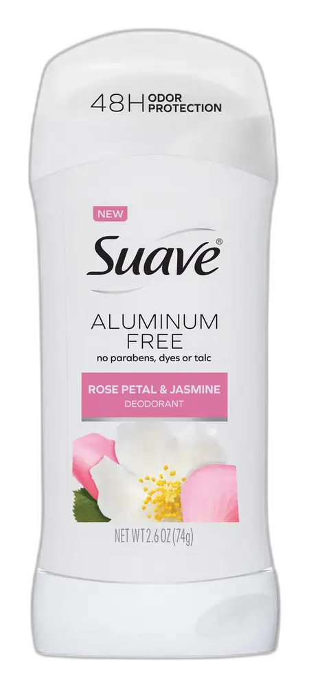 Suave Aluminum-Free Deodorant Rose Petal & Jasmine