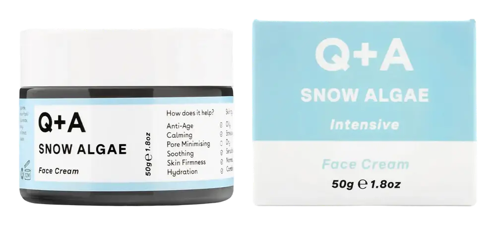 Q + A Snow Algae Intensive Face Cream