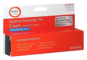 Signature Select Anti Itch Hydrocortisone 1% With Healing Aloe Maximum Strength