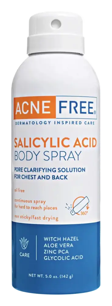 Acne Free Salicylic Acid Body Spray