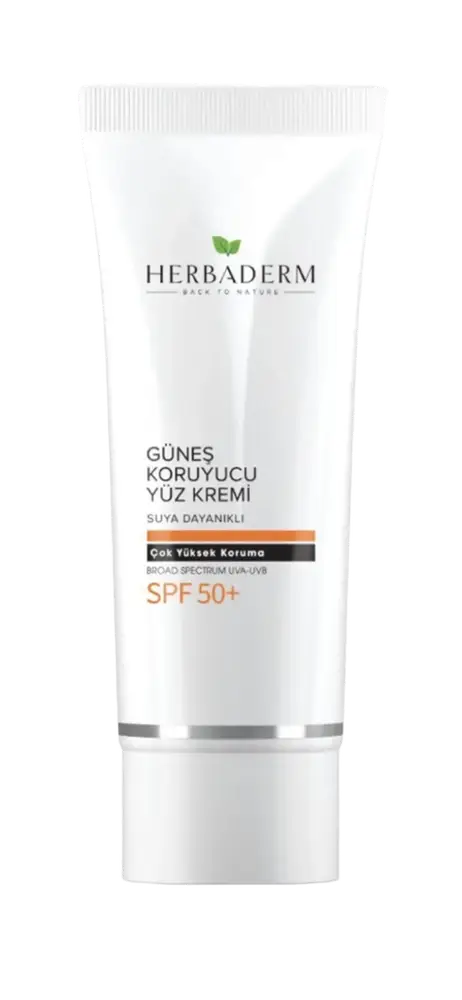 Herba Derm Güneş Koruyucu Yüz Kremi SPF 50+