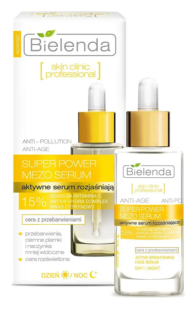 Bielenda Skin Clinic Professional Active Anti-age Skin Brightening Serum Day/Night